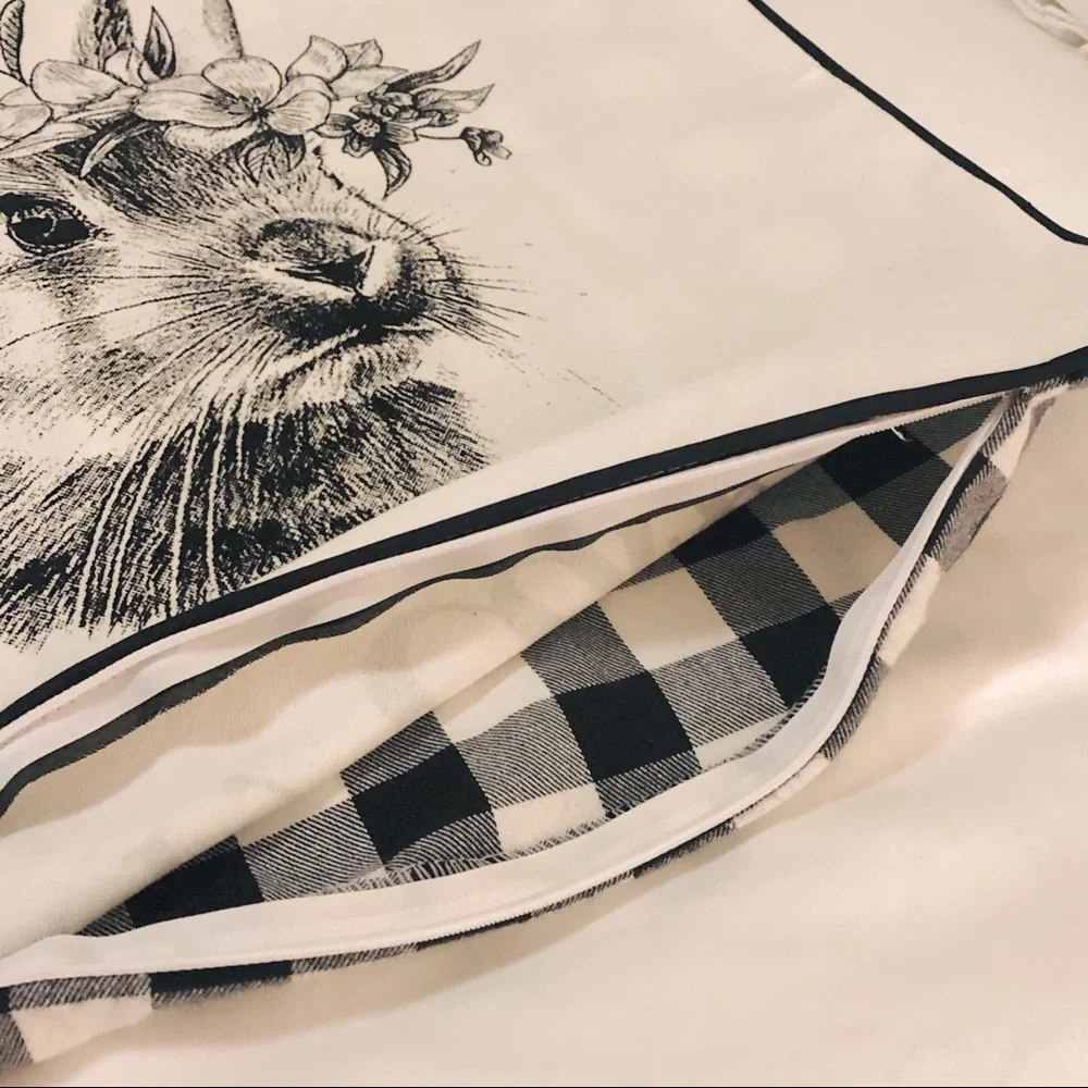 Buffalo Check Easter Blessings Pillow Cover - Picture 6 of 6